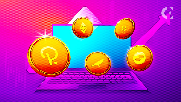 DOT, KSM, ETH, ADA, And SNT Top Cryptos In Terms Development
