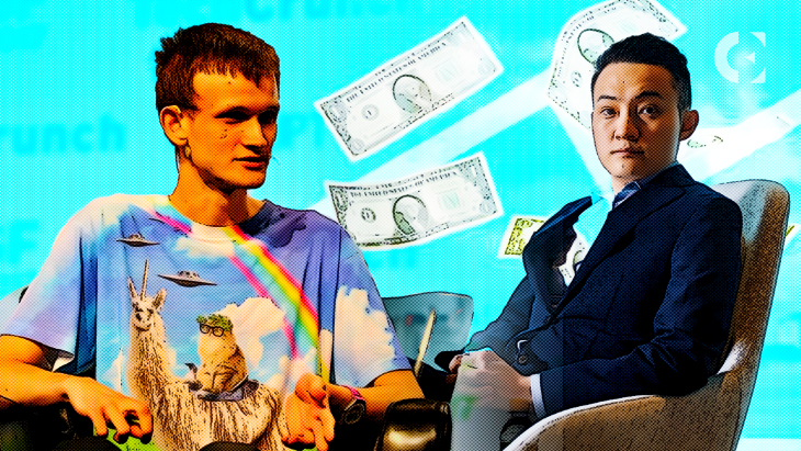Justin Sun and Vitalik Buterin Get on the WETH “Shitpost” Wagon