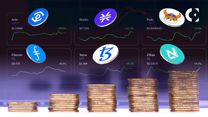 Ankr, Stacks, Floki, Filecoin, Tezos, Zilliqa: LunarCrash rangiert Münzen