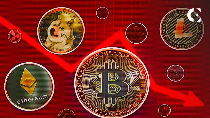 Globale Krypto-Marktkapitalisierung sinkt in den letzten 24 Stunden um mehr als 4%