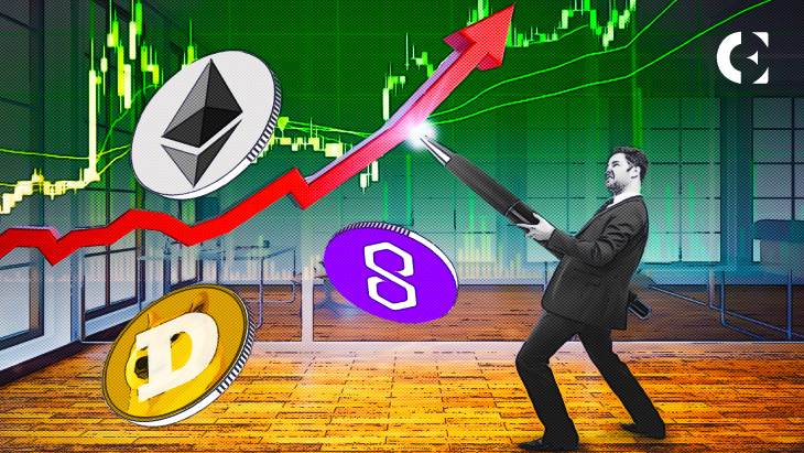 ETH MATIC DOGE Currently Up