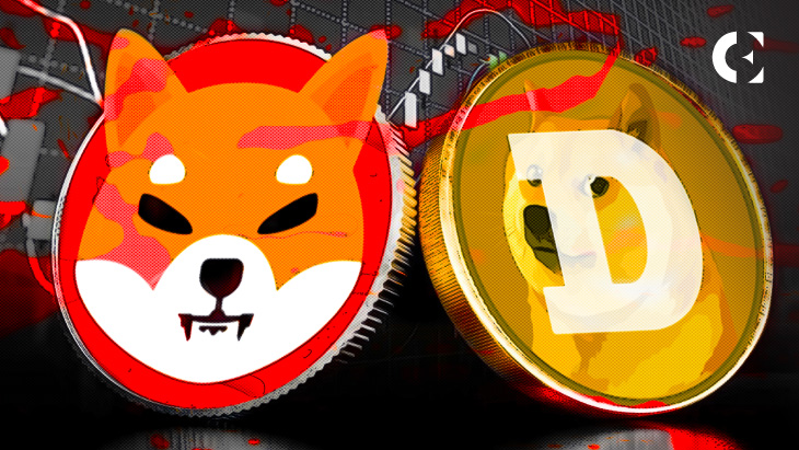 SHIB DOGE Double-Digit Losses