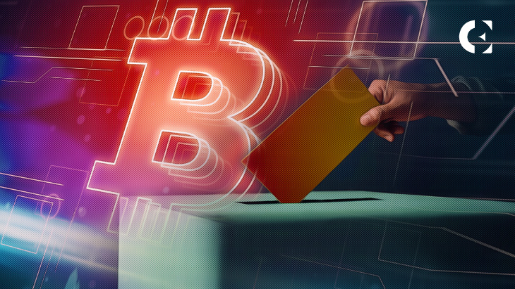 Data Shows 84% Require BTC Support to Vote a Presidential Candidate