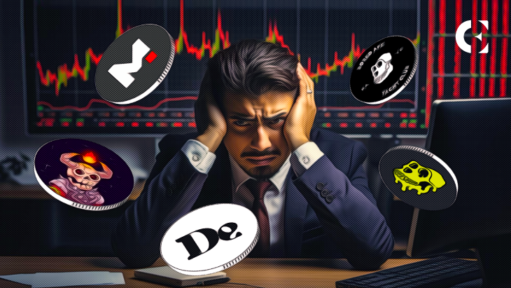 Top 5 NFT Collections Sales Slump Further Amid Market Crash