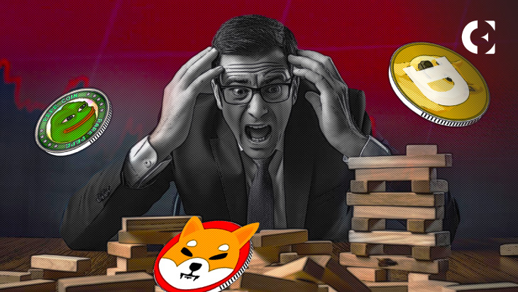 DOGE, SHIB и PEPE достигли 7-дневного минимума на фоне неопределенности на рынке