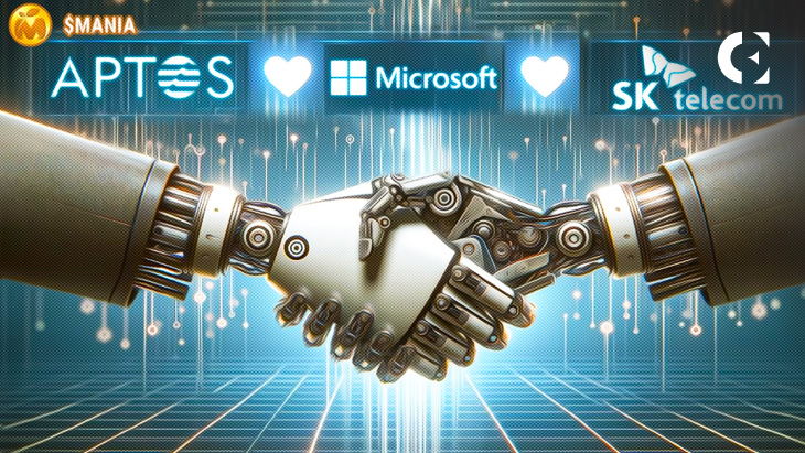 Aptos Labs, Microsoft, and SK Telecom Forge New Tech Platform, APT Up 3%, ScapesMania (MANIA) Strengthens Its Position