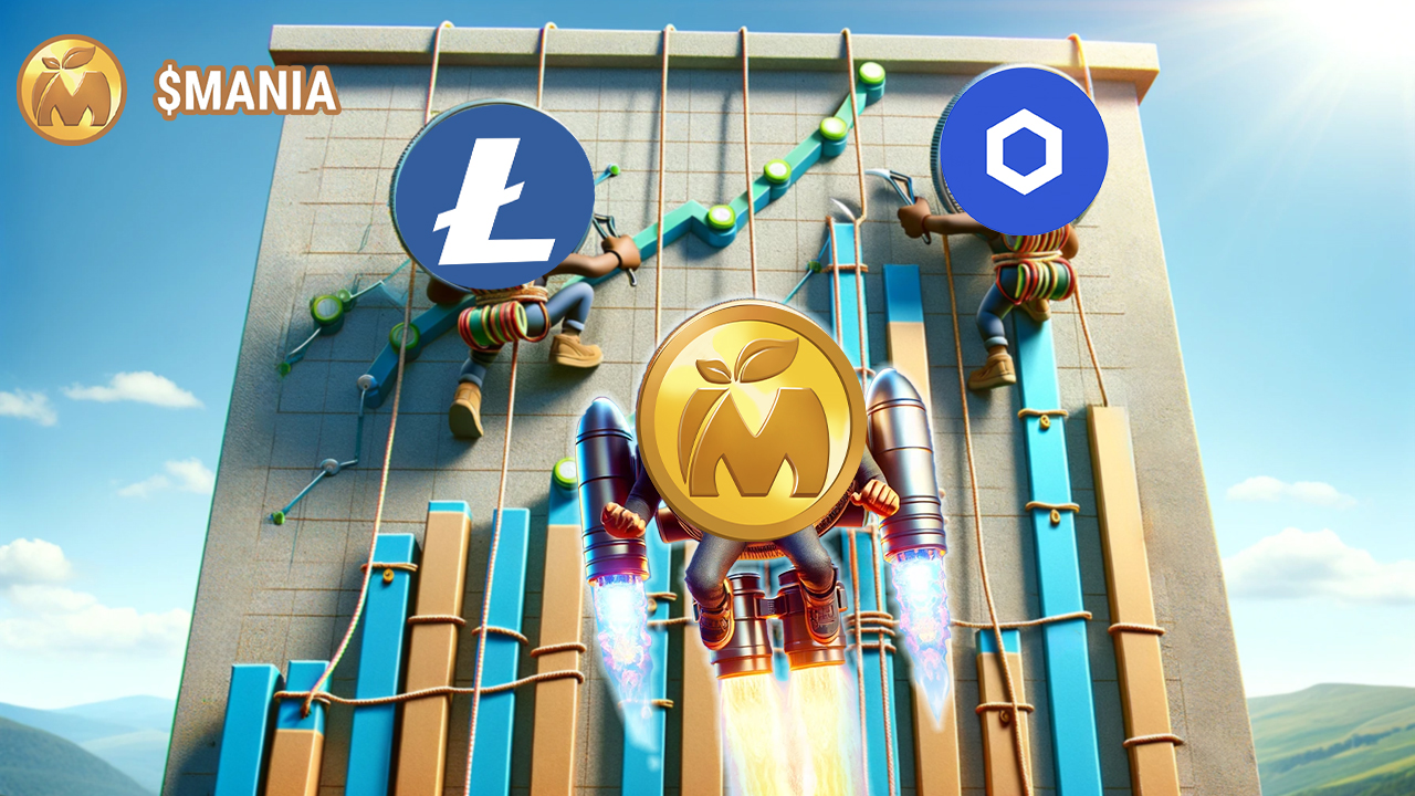Crypto Insider Secrets: LTC and LINK Surge Nears, MANIA Seeks Record-Breaking Highs